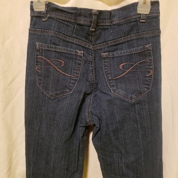 Style & Co Tummy Control Boot Cut Dark Blue Jeans - Picture 10 of 11